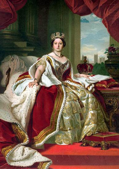 Portrait of Queen Victoria, Franz Xaver Winterhalter